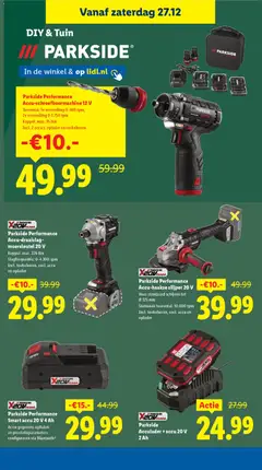 Lidl - Folder week 52 - Voorbeeld van een folder van Lidl, geldig van 22.12.2025 | Pagina: 30 | Producten: Oplader, Slijper