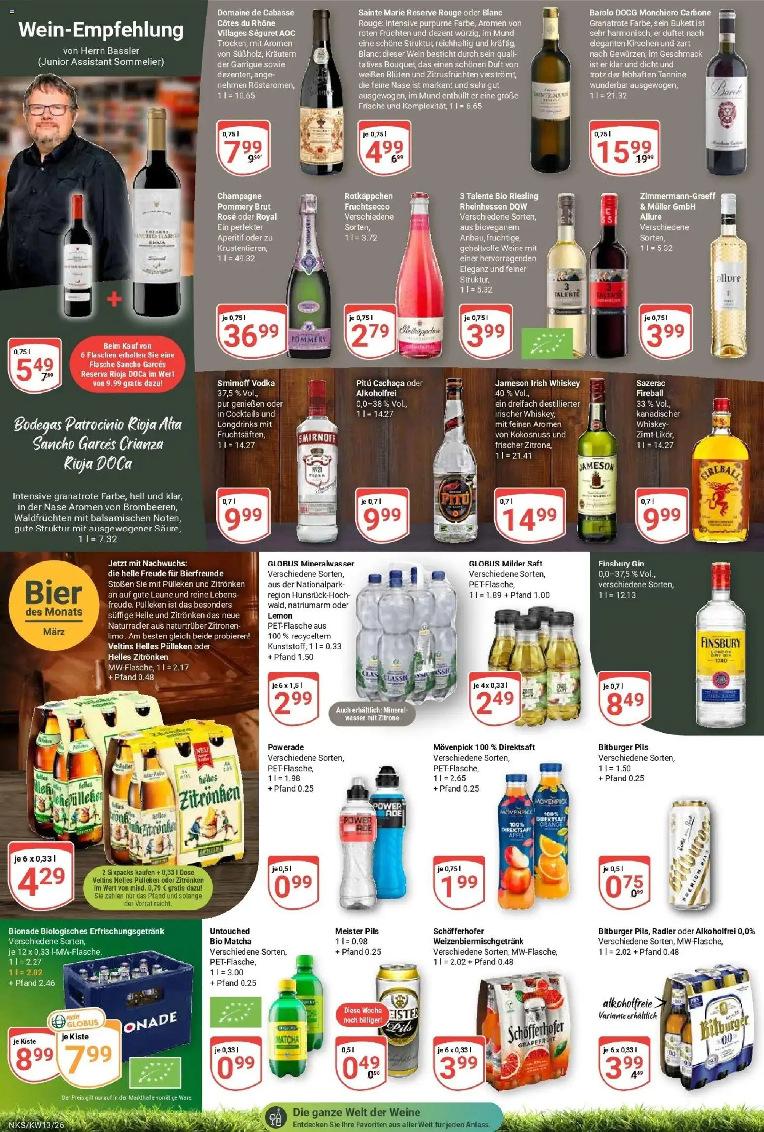 Globus prospekt Neunkirchen	 – gültig ab 23.03.2026 | Seite: 19 | Produkte: Äpfel, Fruchtsecco, Radler, Powerade