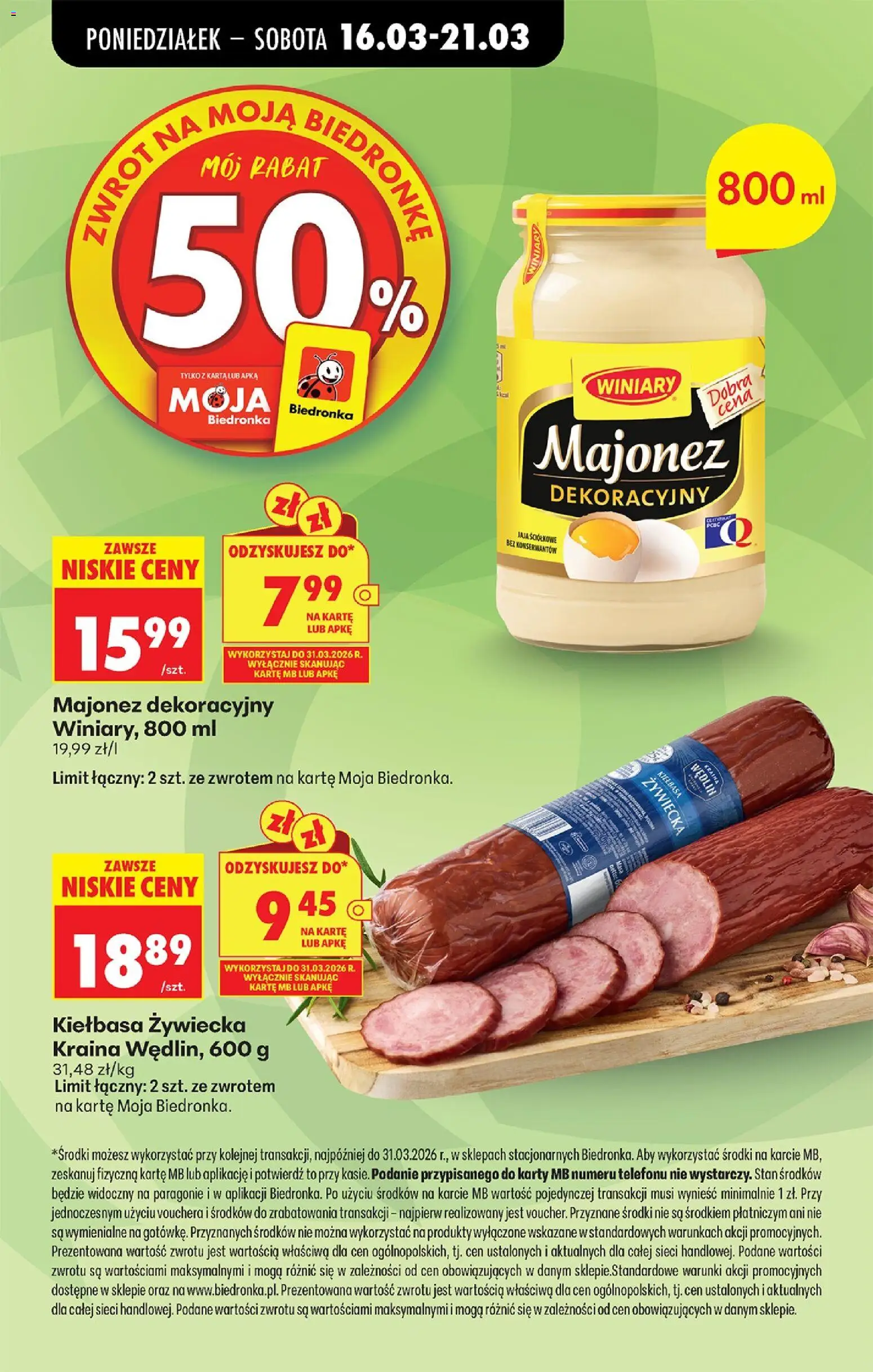 Biedronka gazetka od poniedziałku od 16.03.2026 | Strona: 9