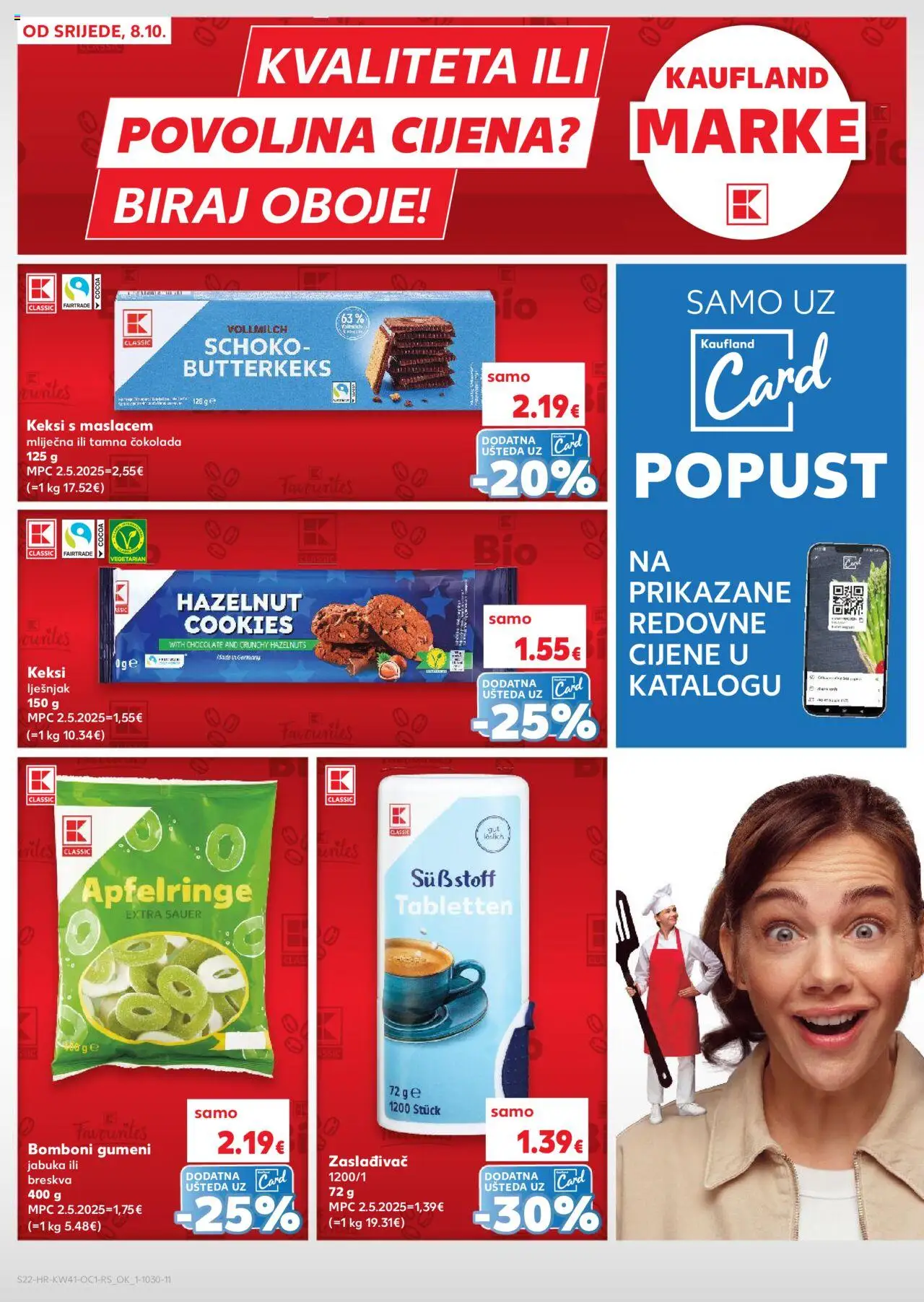 Kaufland katalog | vrijedi od 08.10.2025 | Stranica: 22 | Proizvodi: Keksi, Čokolada, Bomboni, Lješnjak