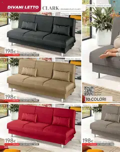 Volantino Mondo Convenienza del 09.09.2025 | Pagina: 102 | Prodotti: Divano letto, Cachi, Letto, Divano