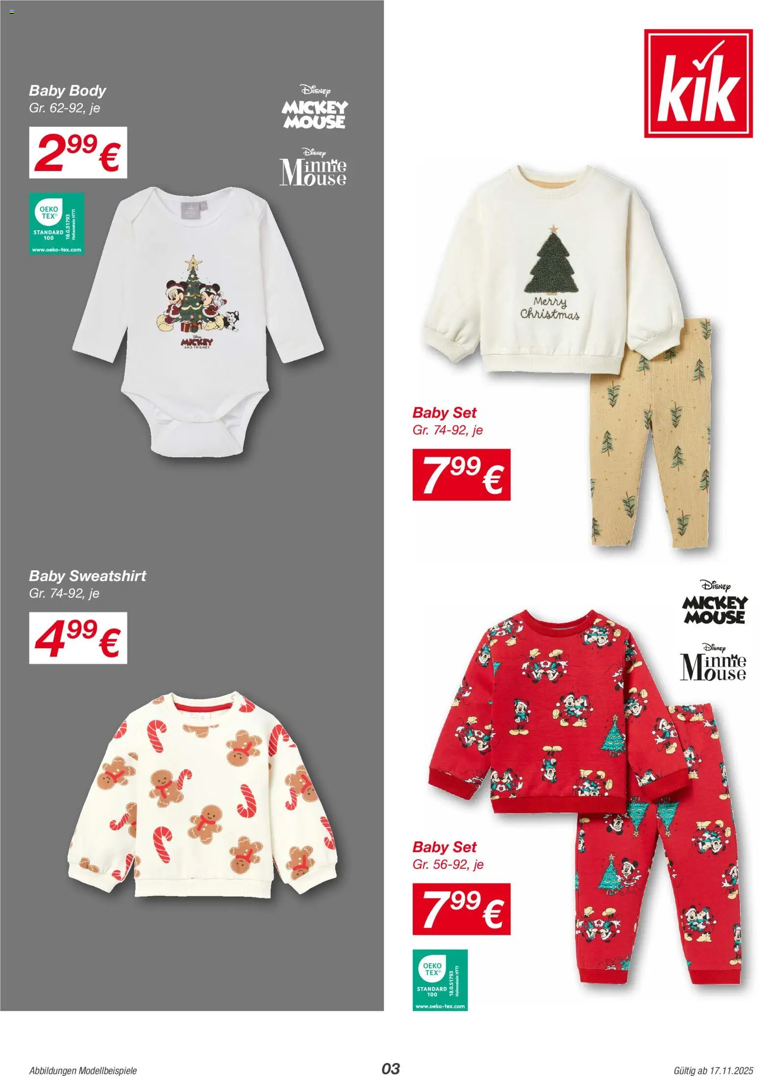 Kik Prospekt 	 – gültig ab 17.11.2025 | Seite: 3 | Produkte: Sweatshirt