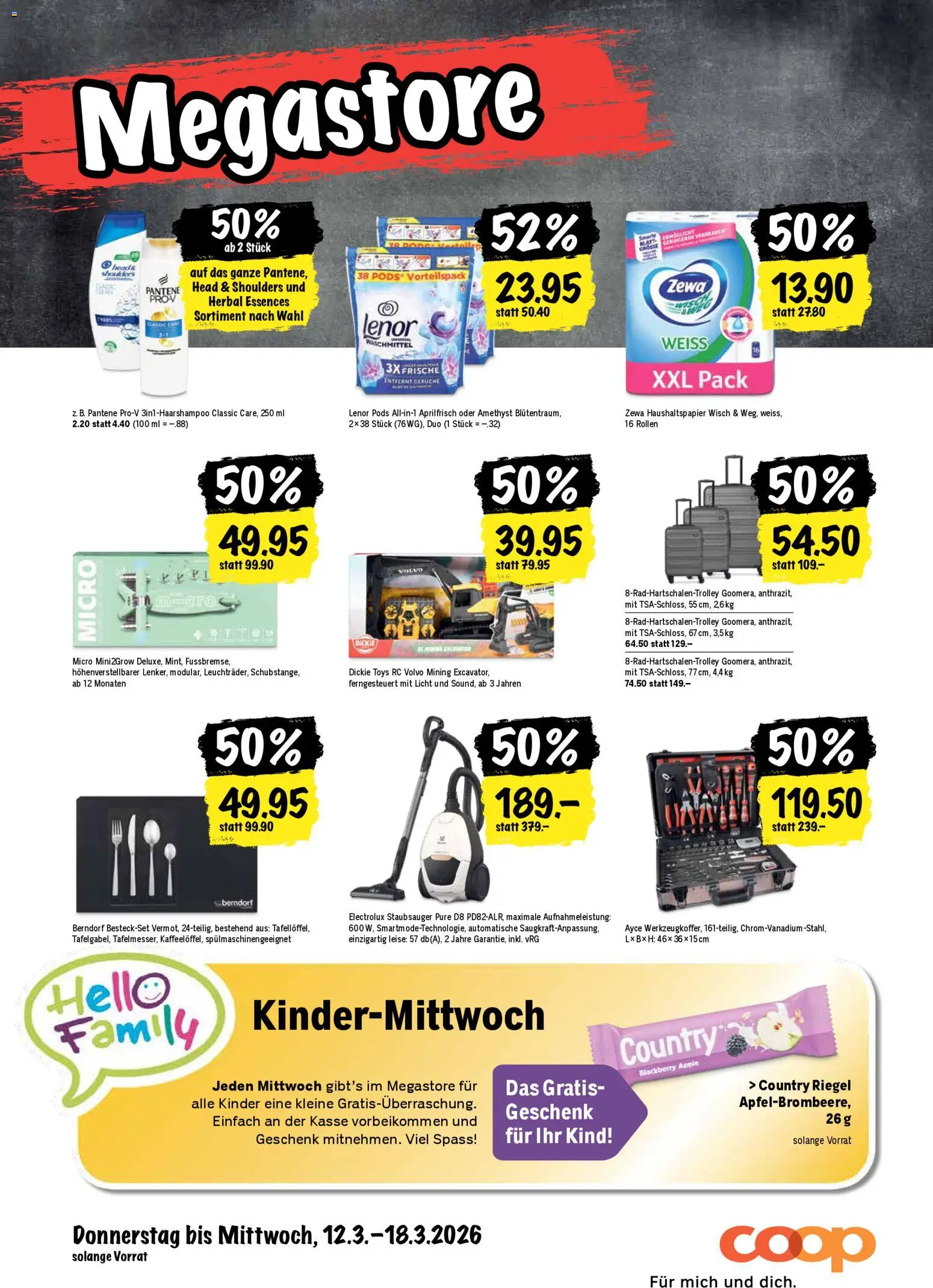 Coop aktionen – gültig ab 12.03.2026 | Seite: 24 | Produkte: Box, Waschmittel, Apple, Staubsauger