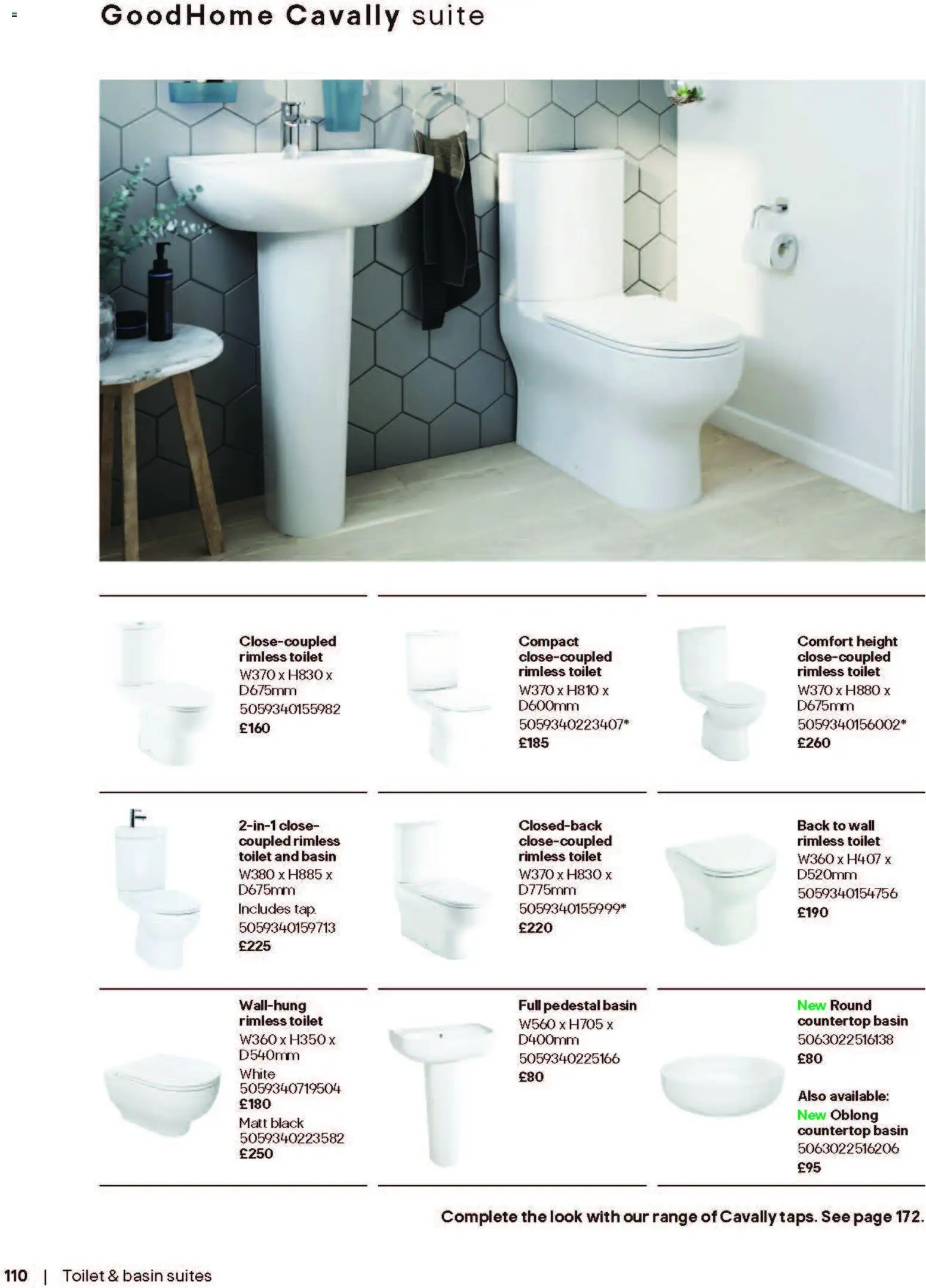 {H1} | Page: 110 | Products: Toilet