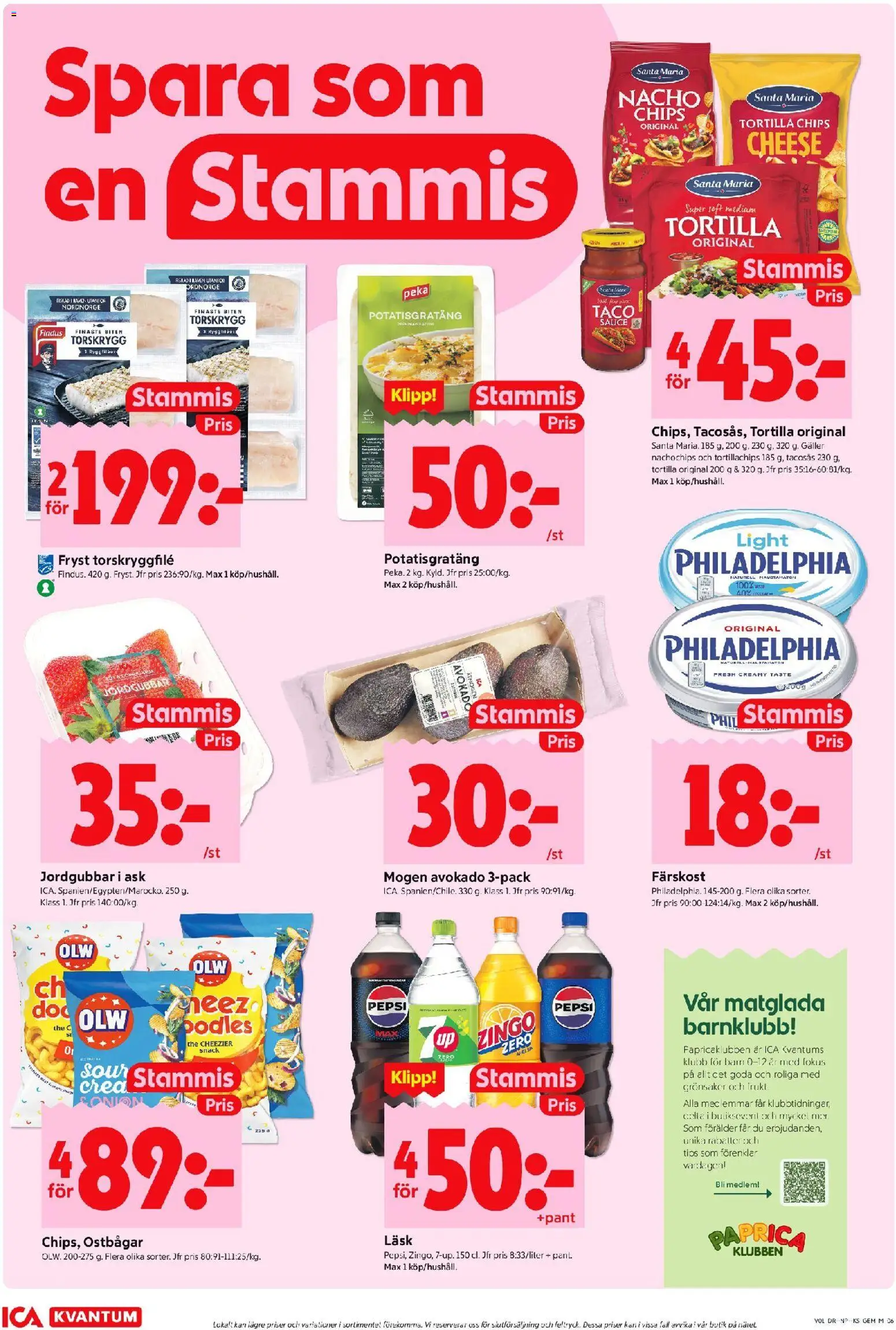 ICA Kvantum reklamblad aktuell från 29.12.2025 | Sida: 6 | Produkter: Ostbågar, Gem, Zingo, Galler
