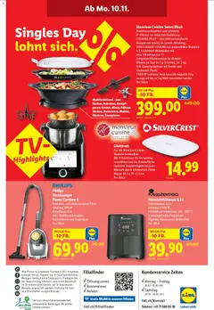 Lidl Aktionen ab 06.11.2025 gültig | Seite: 32 | Produkte: Video, Heißluftfritteuse, Staubsauger, Philips