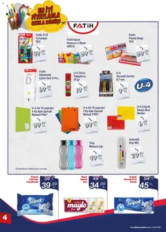 Kim Market Okul Dönüşü - Marmara Insert - 27.08.2025 tarihinden itibaren geçerlidir | Sayfa: 4 | Ürünler: Pastel boya, Sulu boya, Kalemlik, Oyun