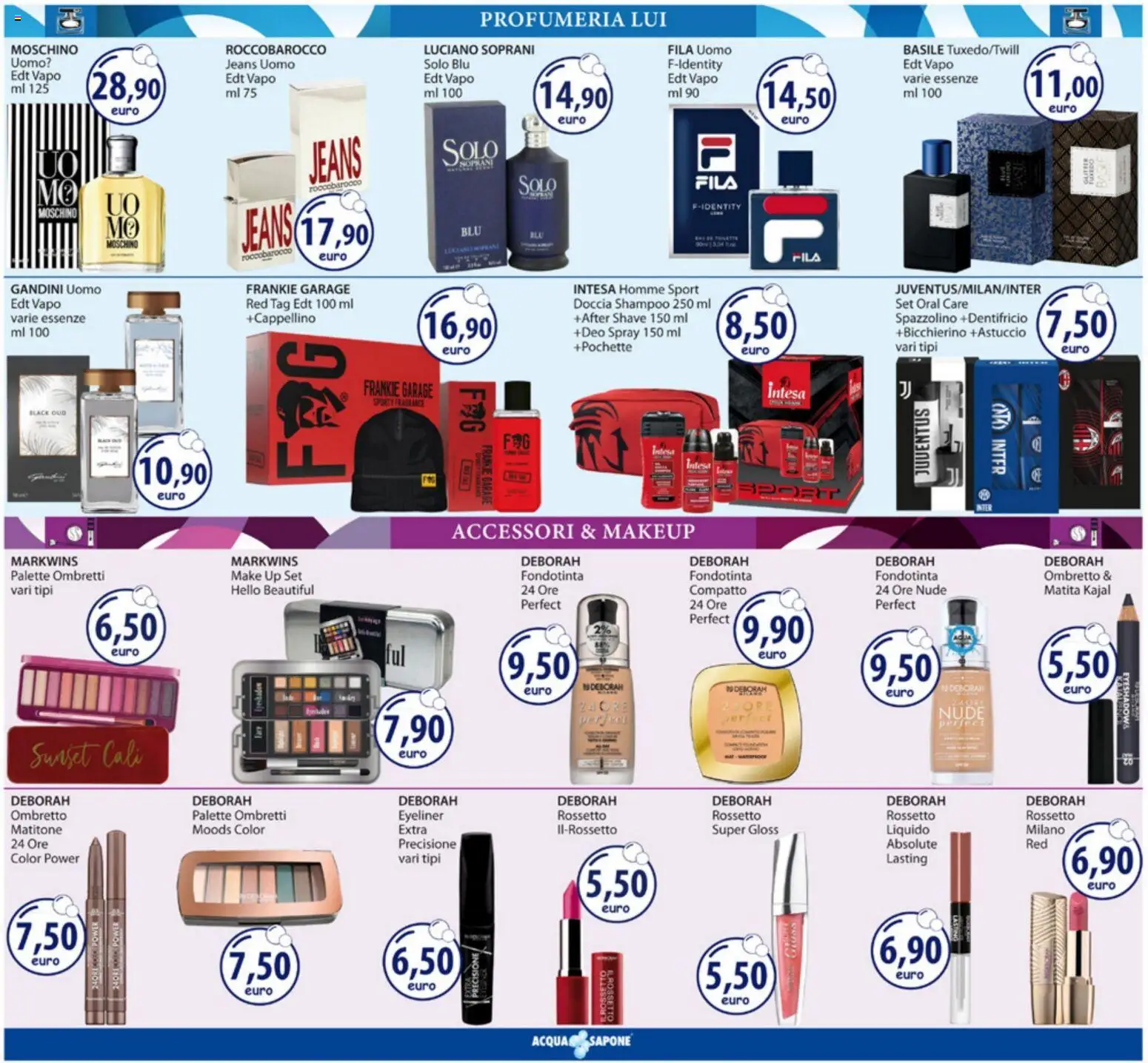 Volantino Acqua e Sapone del 07.04.2026 | Pagina: 3 | Prodotti: Eyeliner, Rossetto, Shampoo, Doccia