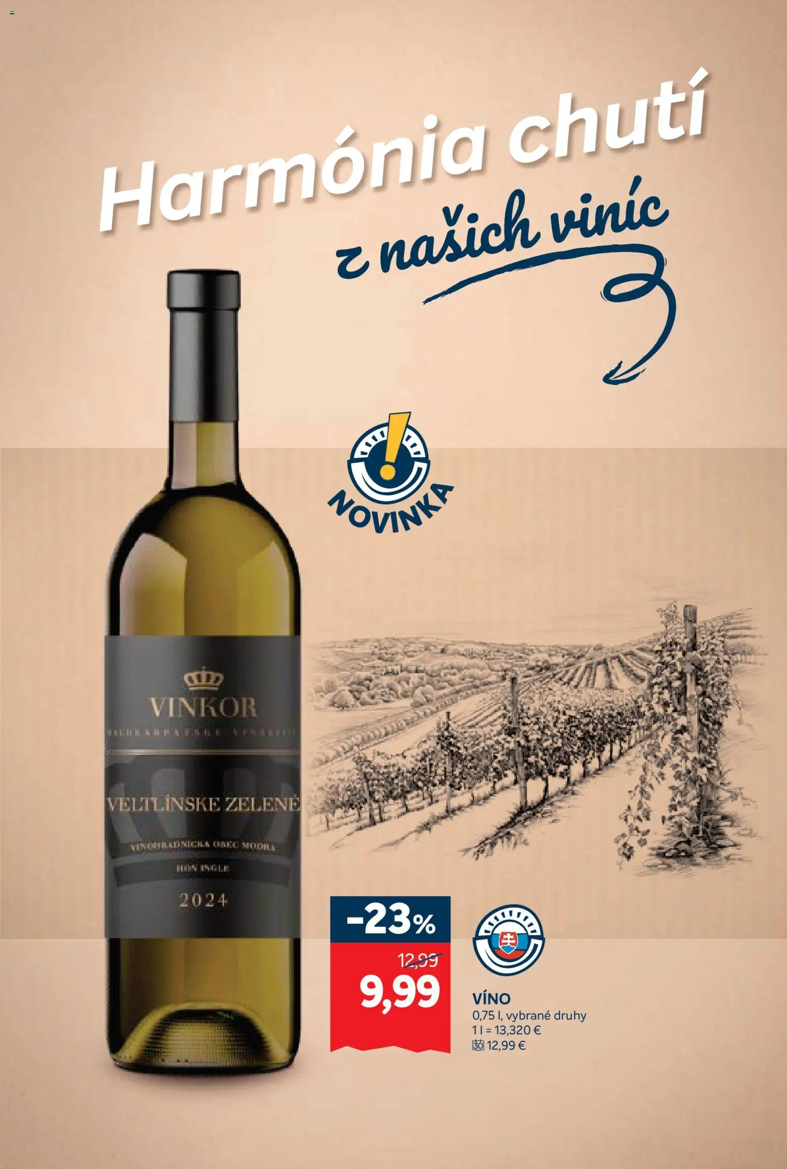 Nové Kraj akcie – leták je platný od 27.11.2025 | Strana: 4 | Produkty: Víno