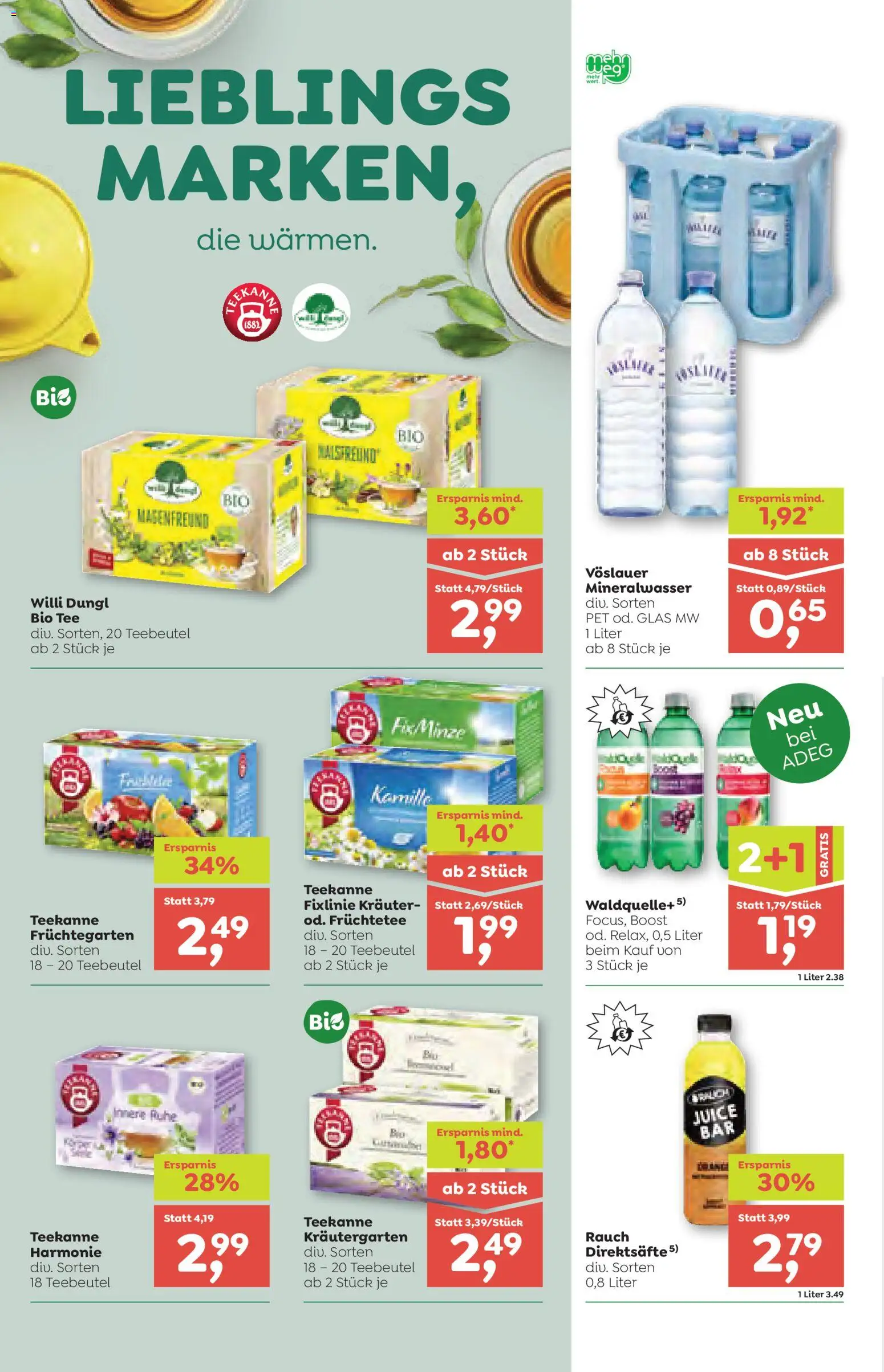 ADEG Spittal gültig ab 23.10.2025 | Seite: 10 | Produkte: Tee