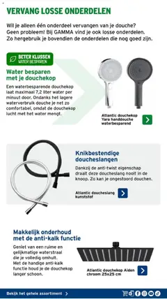 GAMMA - Sanitair magazine - Voorbeeld van een folder van GAMMA, geldig van 16.04.2025 | Pagina: 11 | Producten: Kan, Douche, Festék