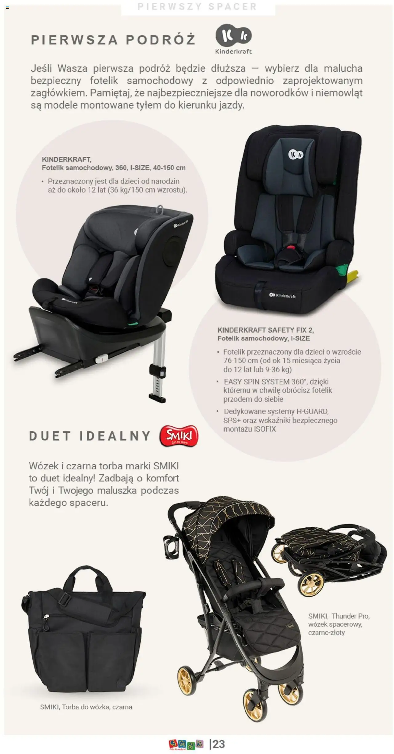 Smyk Gazetka - Welcome Little One od 24.04.2025 | Strona: 23 | Produkty: Torba