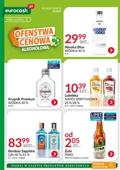 Pogląd oferty "Eurocash Gazetka - Ofensywa Cenowa Alkoholowa" - ważna od 01.10.2025