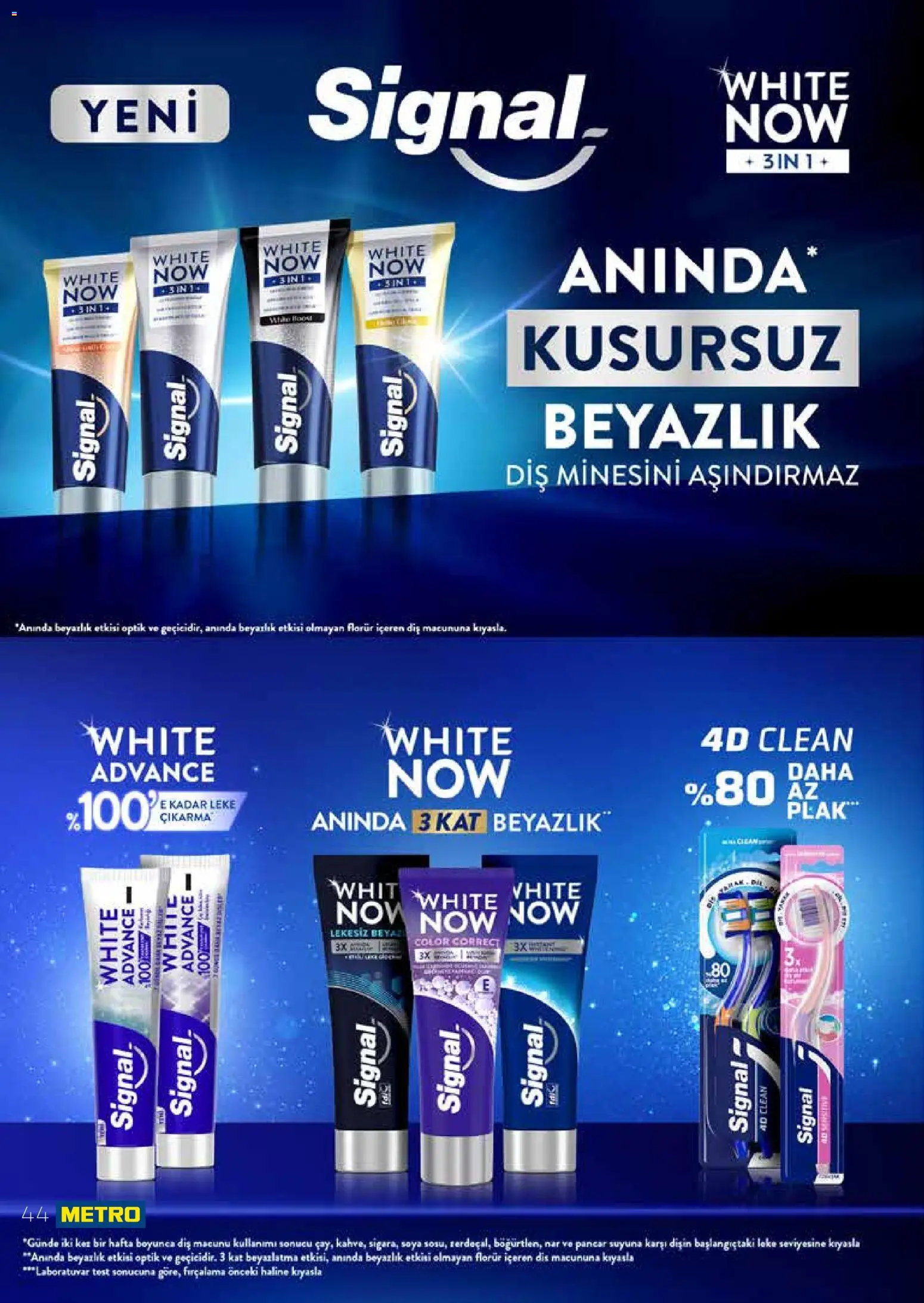 Metro - Temizlik | Kişisel bakım - 01.03.2026 tarihinden itibaren geçerlidir | Sayfa: 44 | Ürünler: Diş macunu, Pancar, Nar