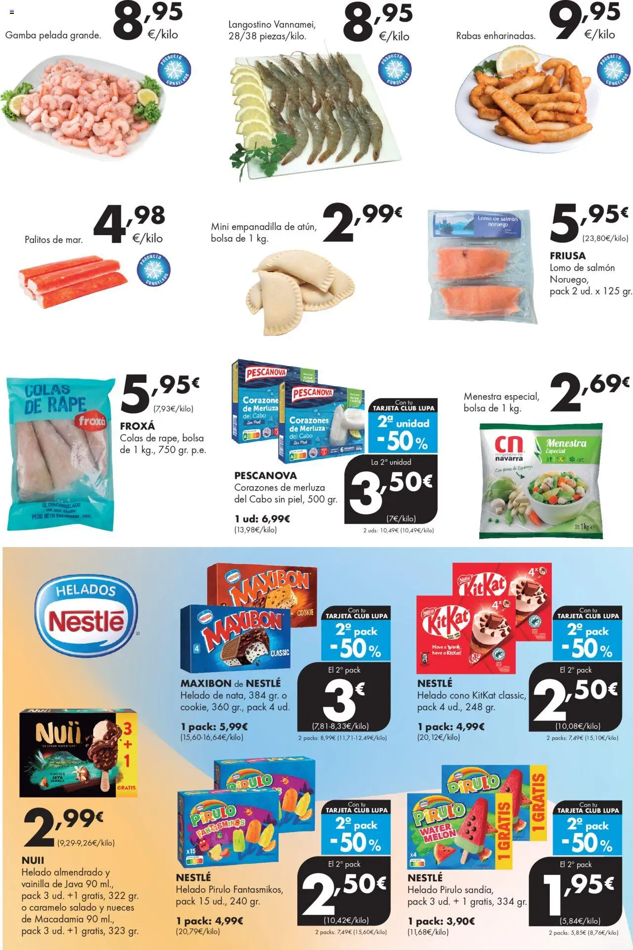 Lupa Supermercados folleto │ válido desde el 21.08.2025 | Página: 5 | Productos: Νερό καρύδας, Helado, Bolsa, Peso