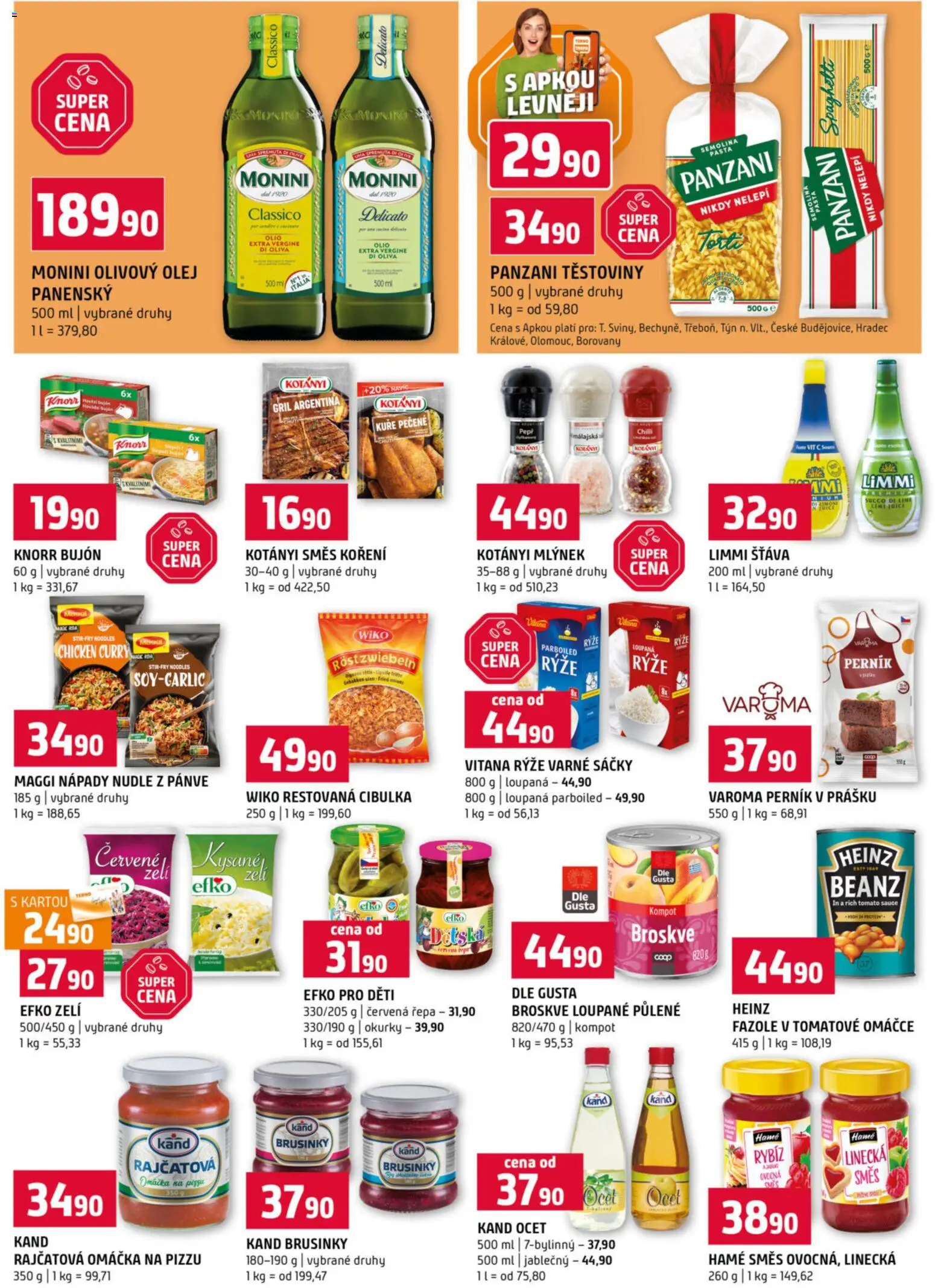 Terno leták od 04.02.2026 | Strana: 10 | Produkty: Olivový olej, Těstoviny, Červená řepa, Fazole