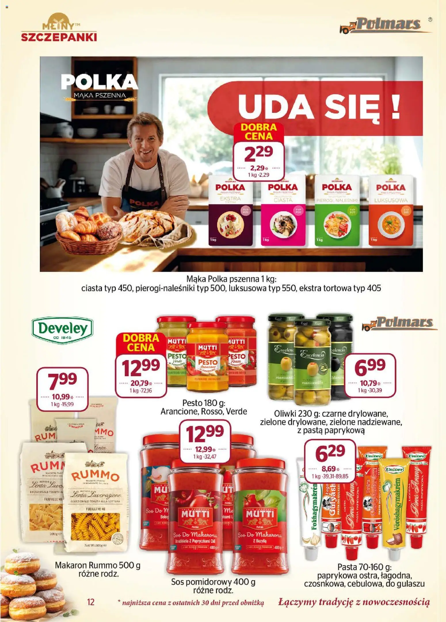 Społem Gazetka od 01.02.2026 | Strona: 12 | Produkty: Półka, Sos do makaronu, Makaron, Sos