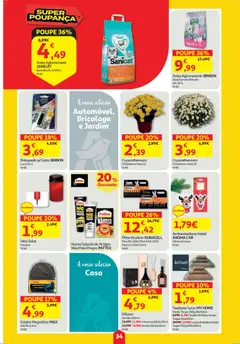 Pré-visualização Auchan folheto válido de 23.10.2025 | Página: 34 | Produtos: Areia, Esteira, Banho, Difusor