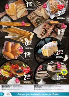 E.leclerc katalog akcije – veljaven od 04.03.2026 | Stran: 14 | Izdelki: Štručka, Torta, Kos, Kruh