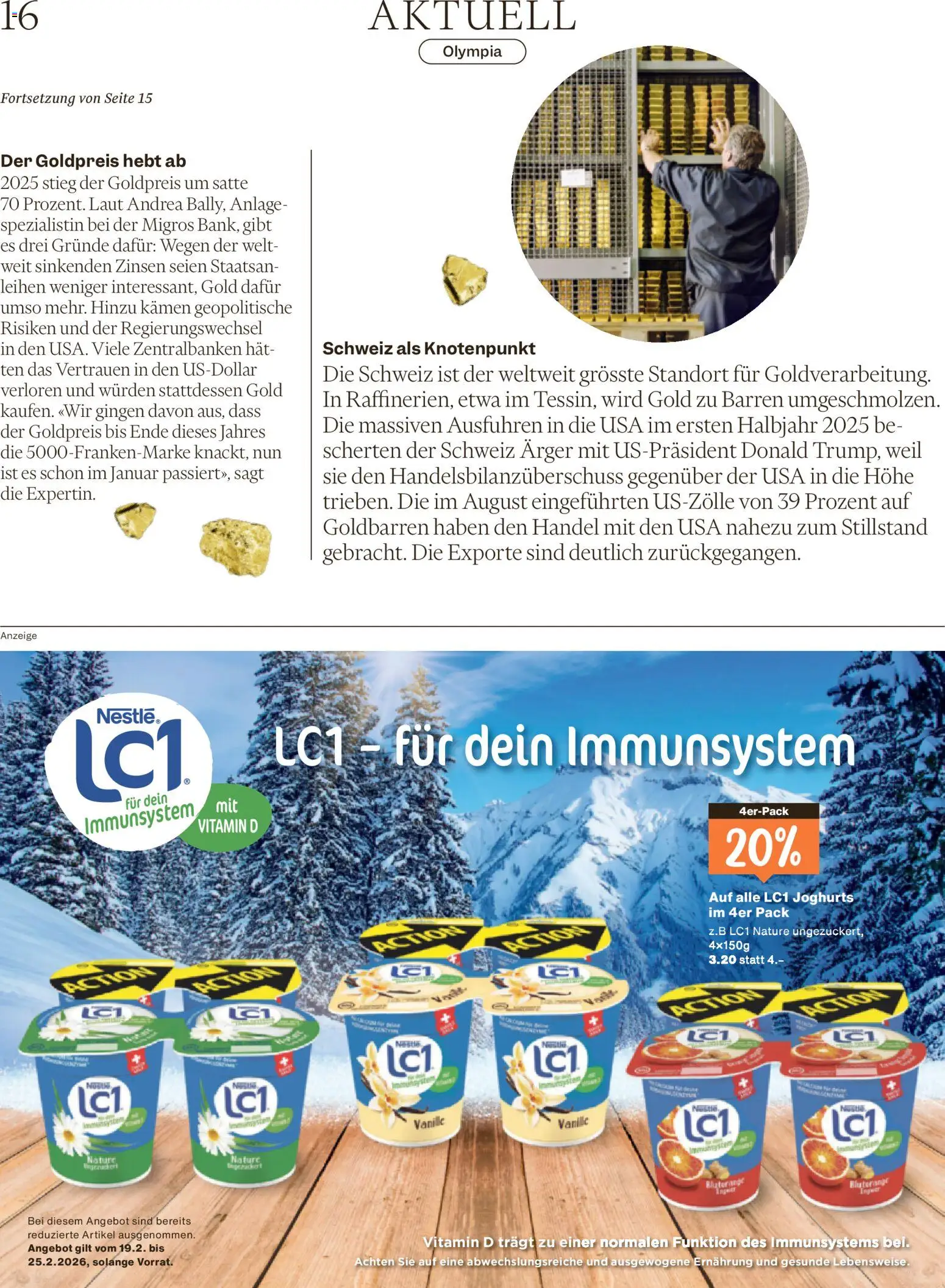Migros Magazin – gültig ab 18.02.2026 | Seite: 16