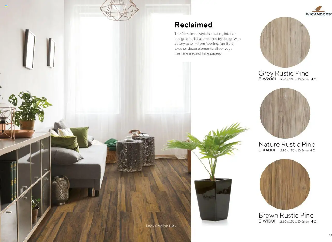 EKA Group Catalogue Wicanders από 07/01/2025 - τρέχουσες προσφορές - σε ισχύ από 07.01.2025 | Σελίδα: 15