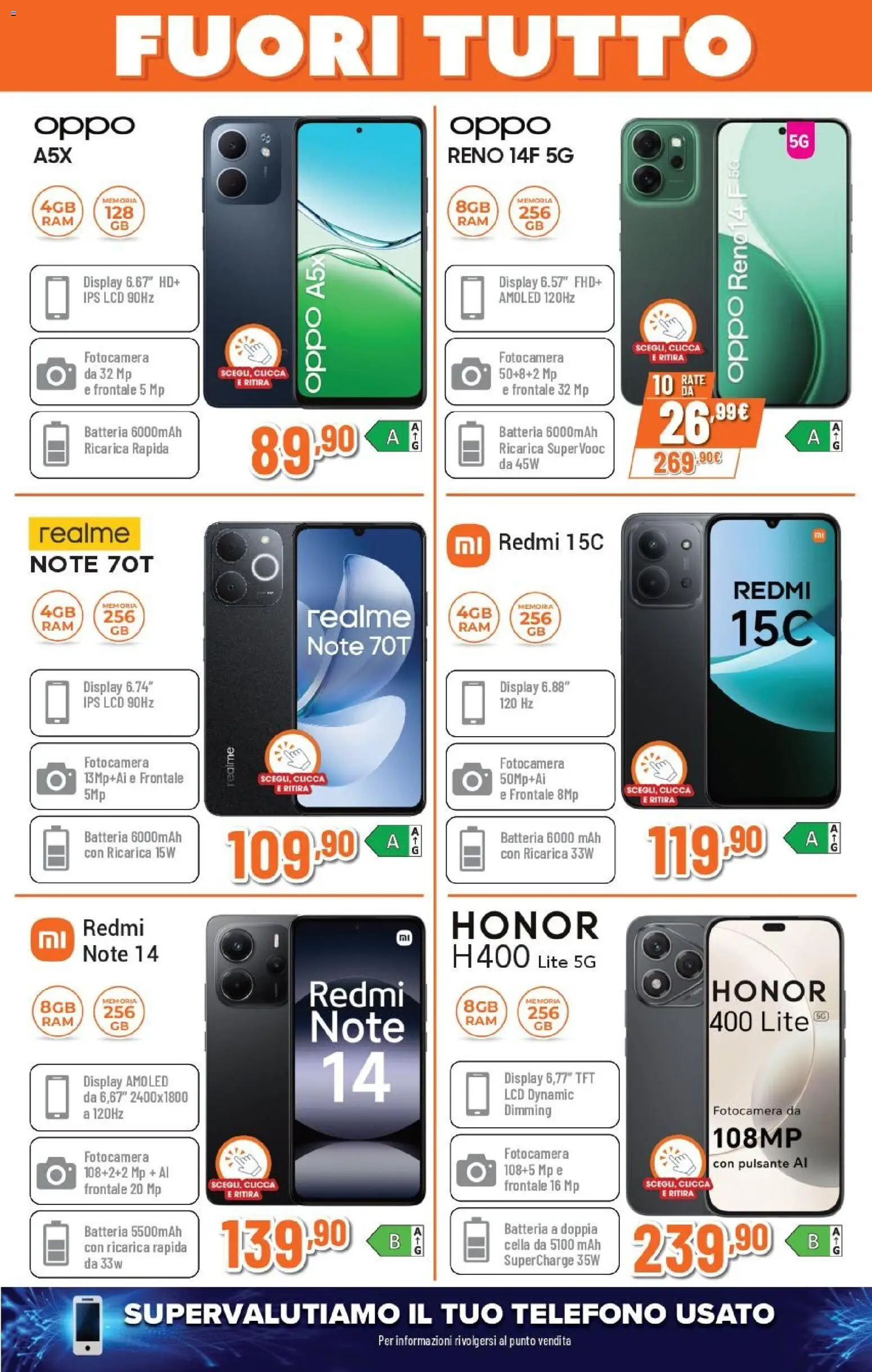 Volantino Expert del 15.01.2026 | Pagina: 2 | Prodotti: Telefono, Fotocamera, Batteria