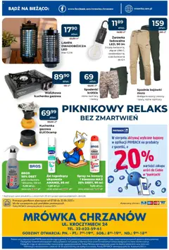Mrówka Gazetka - Chrzanów od 07.08.2025 | Strona: 8 | Produkty: Spodnie, Spodenki, Kuchenka, Lampa
