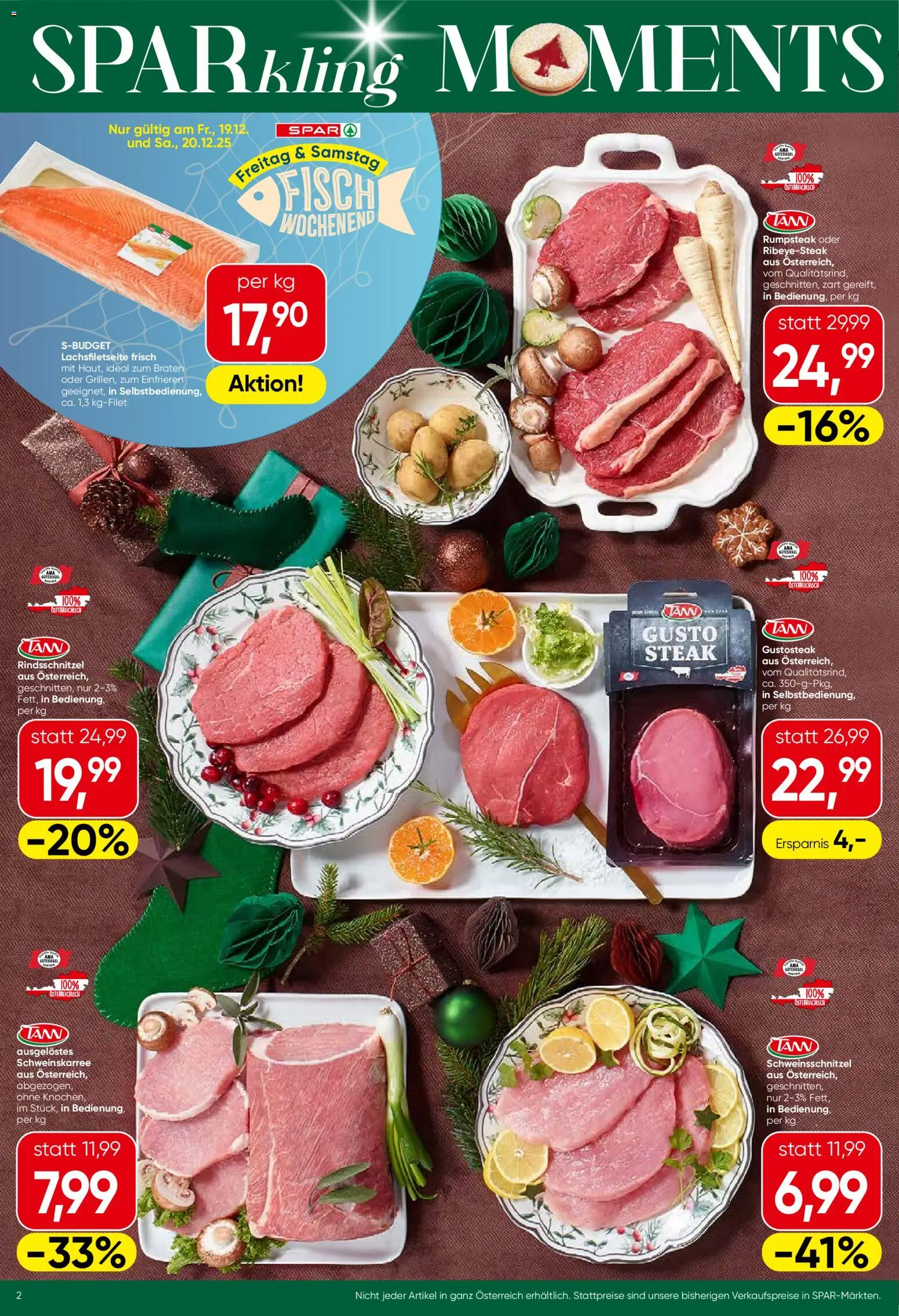 Spar Flugblatt - Burgenland gültig ab 18.12.2025 | Seite: 2 | Produkte: Fisch