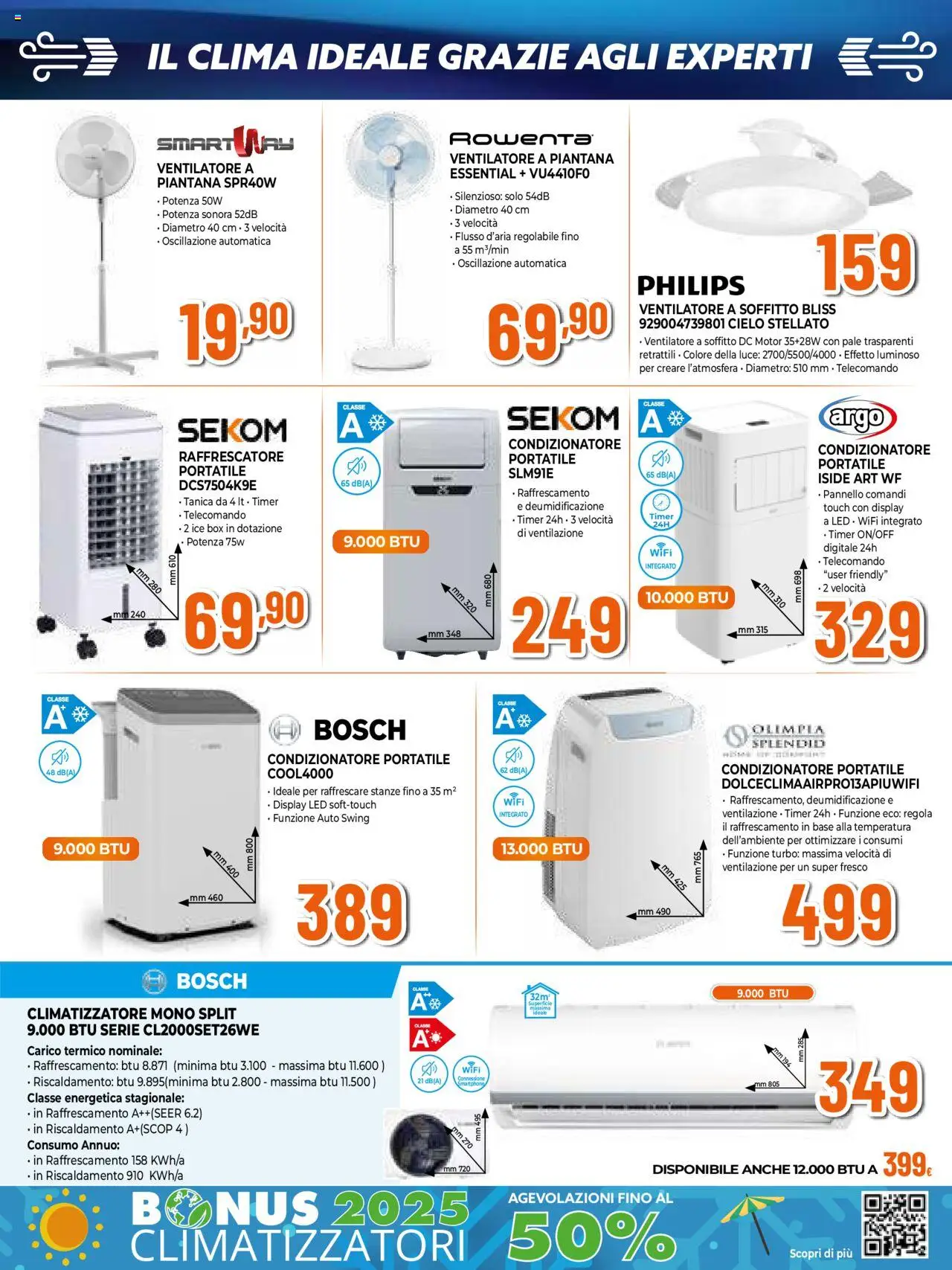 Volantino Iperal del 05.06.2025 | Pagina: 19 | Prodotti: Ventilatore, Smartphone, Tanica, Fan