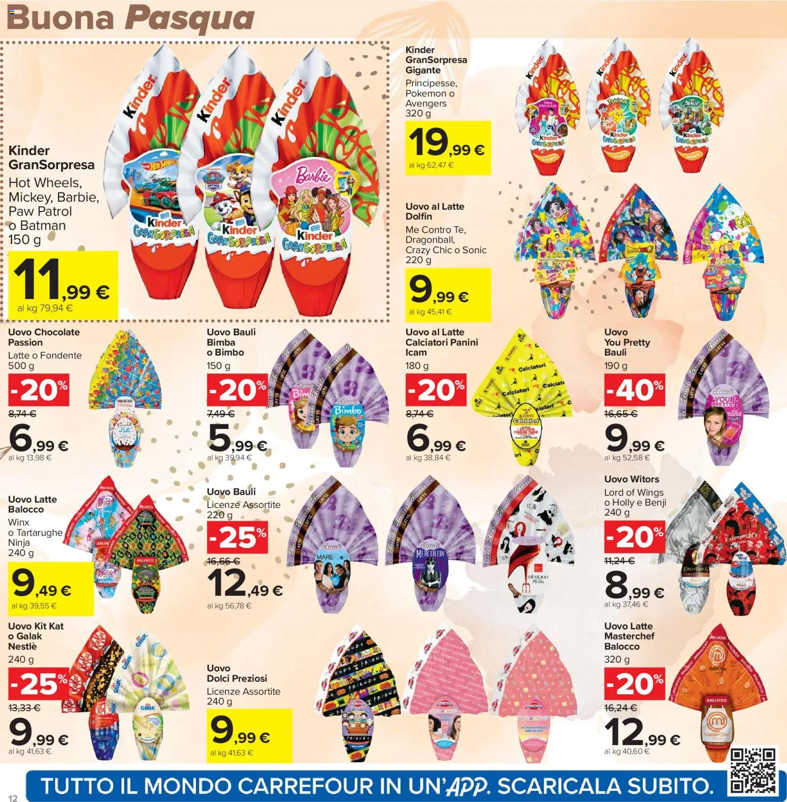 Volantino Carrefour del 24.03.2026 | Pagina: 12 | Prodotti: Latte