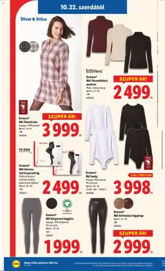 Esmara® Női thermo harisnyanadrág, Átlátszó hatású harisnyanadrág puha belső oldallal Méret: 36-46 /db - amely érvényes a következő dátumtól: 22.10.2025 | Oldal: 28