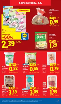 FRESHONA Grašak-mrkva mix, 450 g - Pregled kataloga iz trgovine Lidl, vrijedi od 07.04.2026 | Stranica: 27