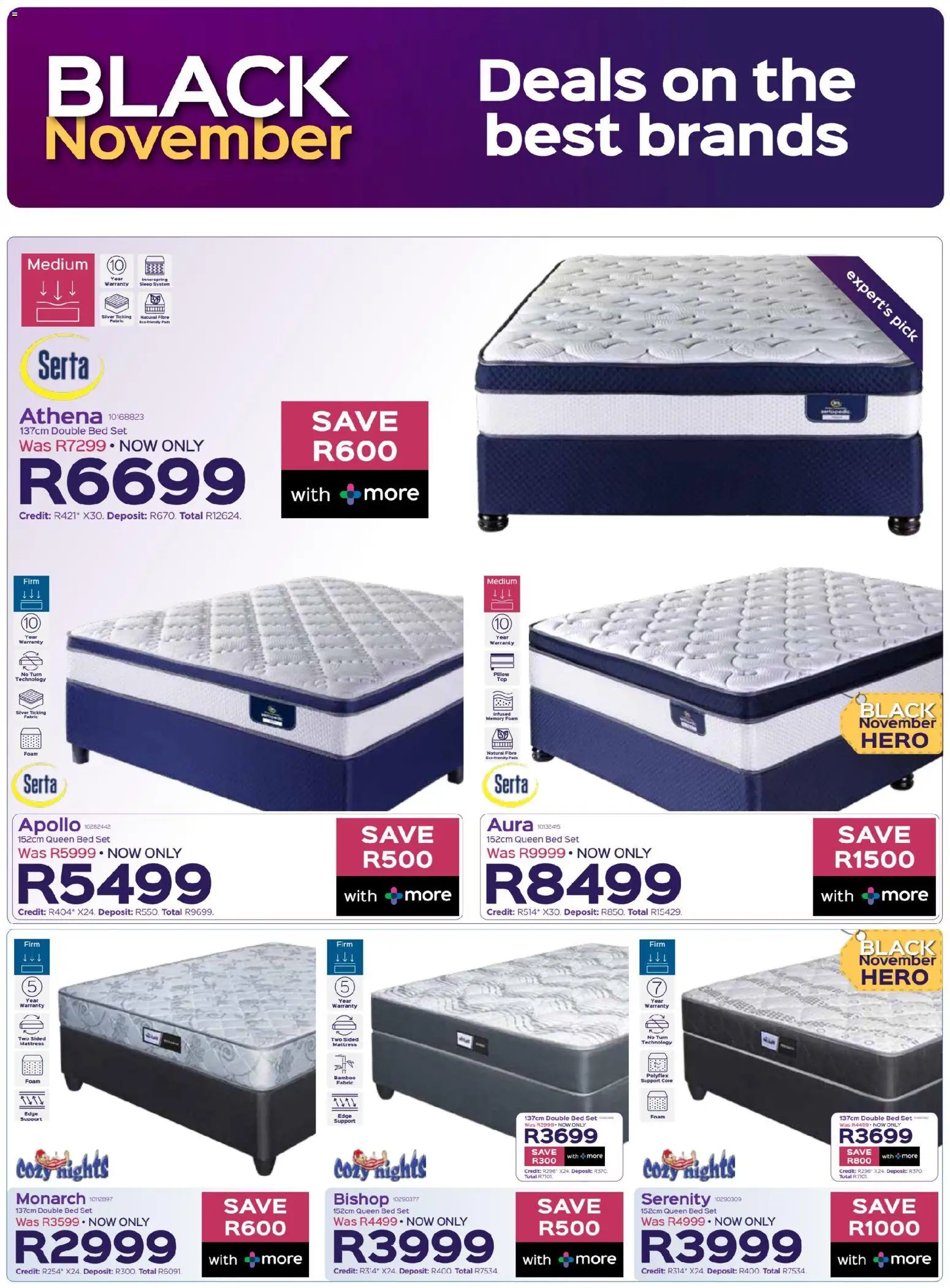 New Sleepmasters catalogue – valid from 10.11.2025 | Page: 6 | Products: Double bed, Queen bed, Pads, Foam