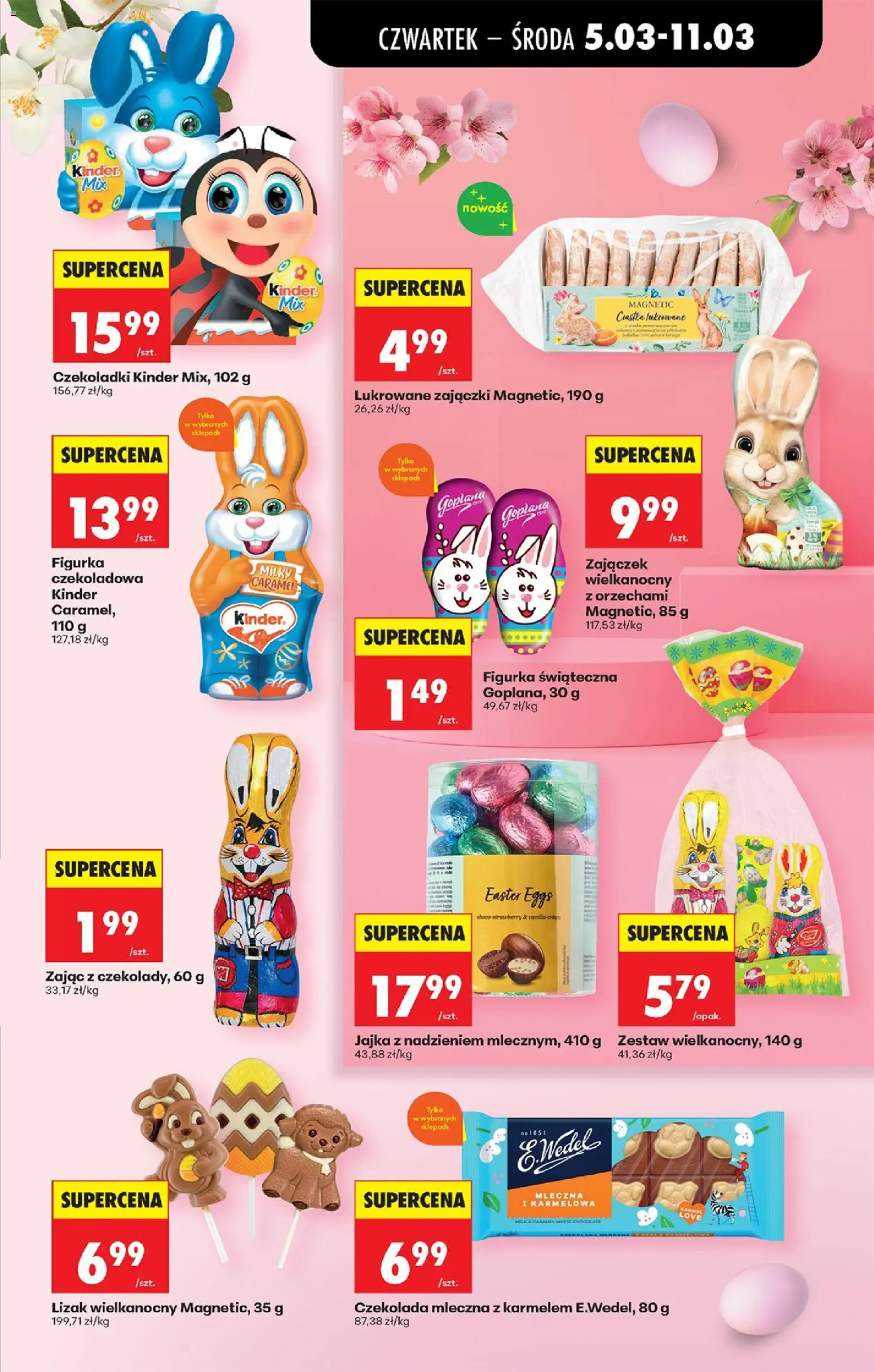 Biedronka Polsko leták - Codziennie niskie ceny od 05.03.2026 | Strana: 61 | Produkty: Kinder