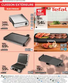 Carrefour - Prévisualisation de Carrefour Jardin là où la vie se cultive valide à partir de 24.03.2026 | Page: 52 | Produits: Plancha électrique, Plaque de cuisson, Tefal, Jus