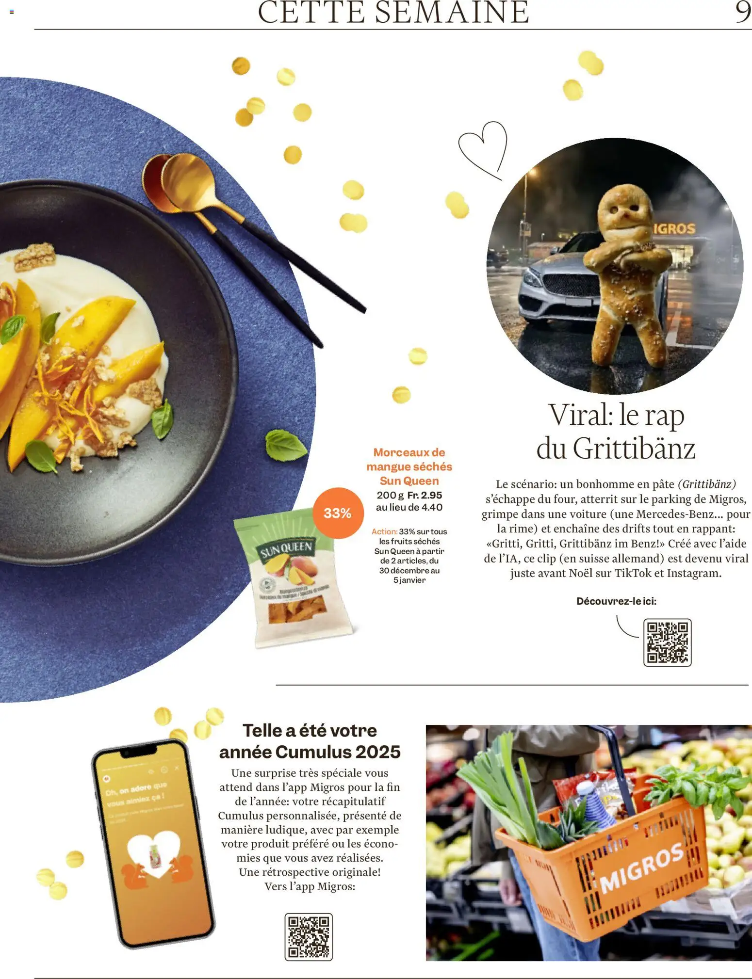 Migros Magazin FR – gültig ab 29.12.2025 | Seite: 9 | Produkte: Mango
