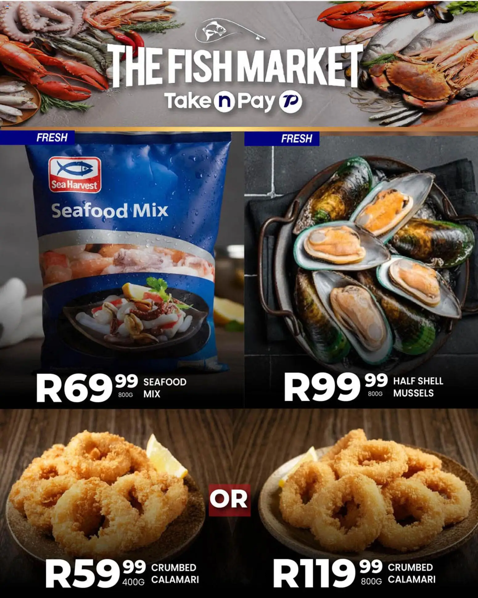New Take n Pay catalogue – valid from 18.12.2025 | Page: 42 | Products: Fish, Seafood