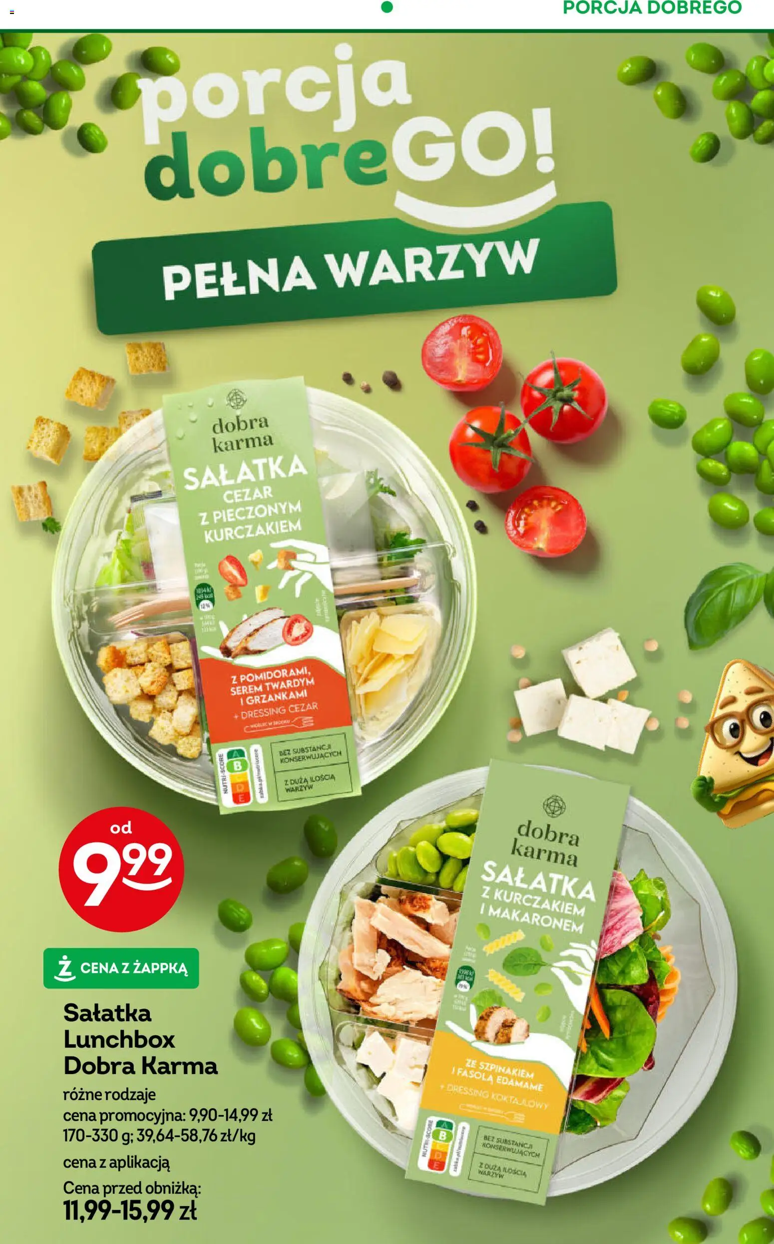 Żabka Black Friday od 19.11.2025 | Strona: 43 | Produkty: Sałatka z kurczakiem, Sałatka cezar, Sałatka