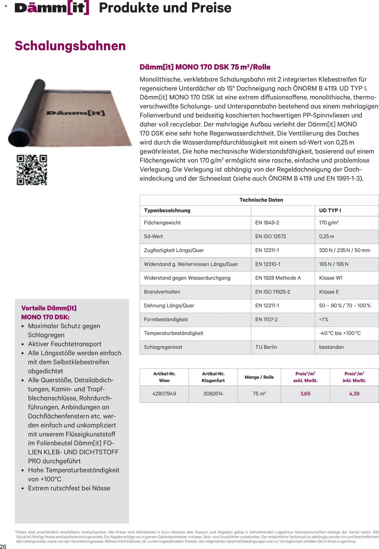 Lagerhaus Dämm[it] Folder gültig ab 02.01.2026 | Seite: 26