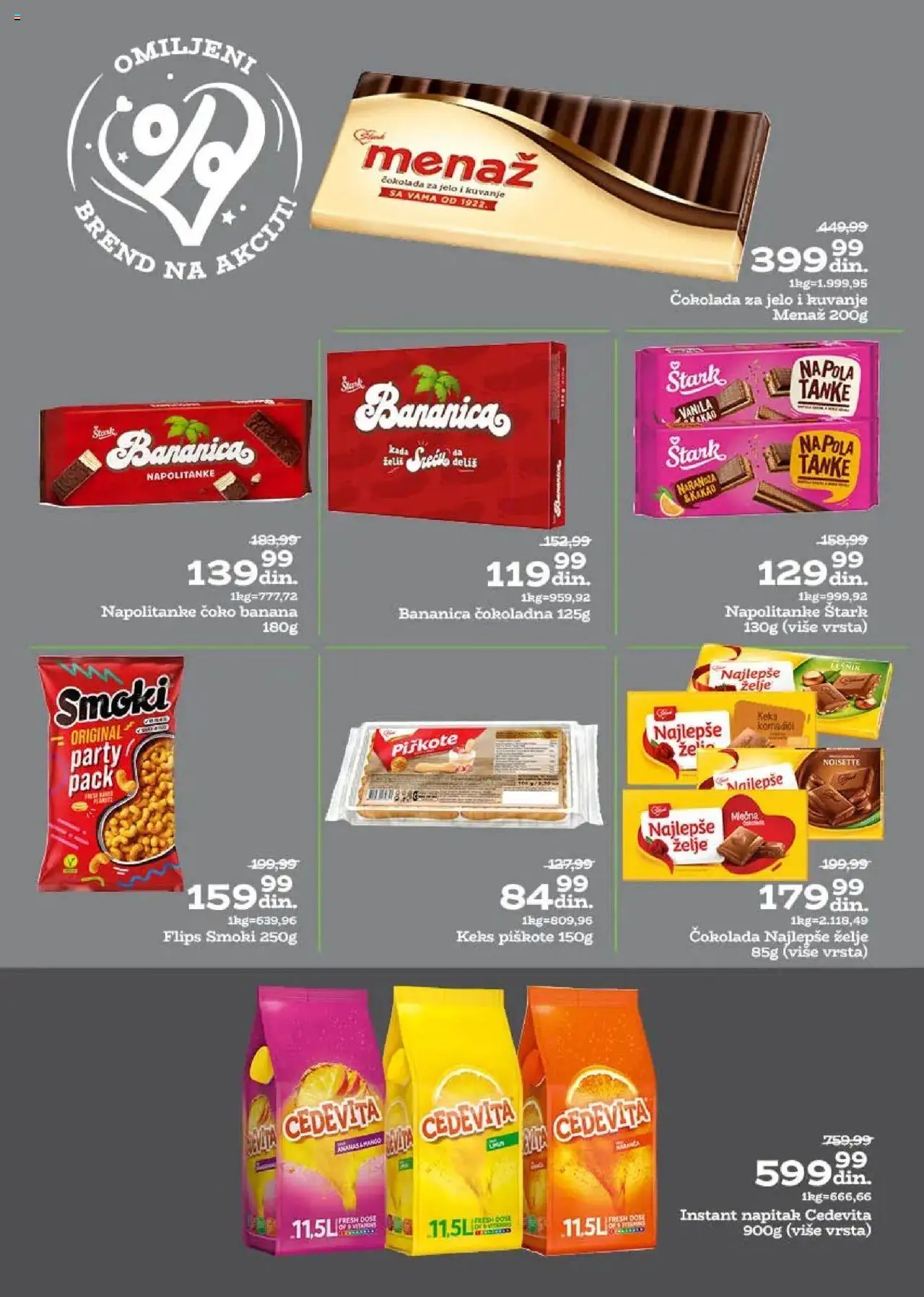 Univerexport katalog - važi od 04.08.2025 | Strana: 24 | Proizvode: Banana, Ananas, Keks, Napolitanke