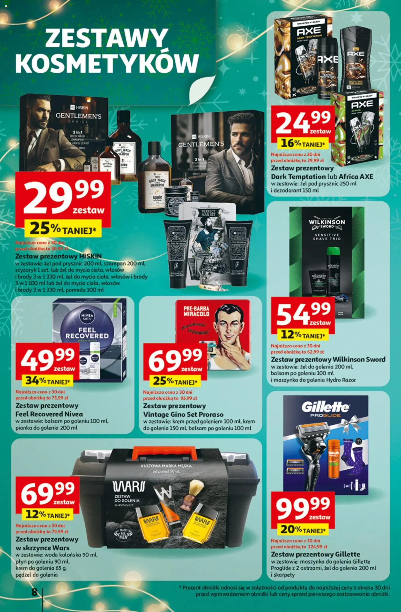 Auchan Black Friday od 20.11.2025 | Strona: 8 | Produkty: Gillette, Szampon, Dezodorant, Woda