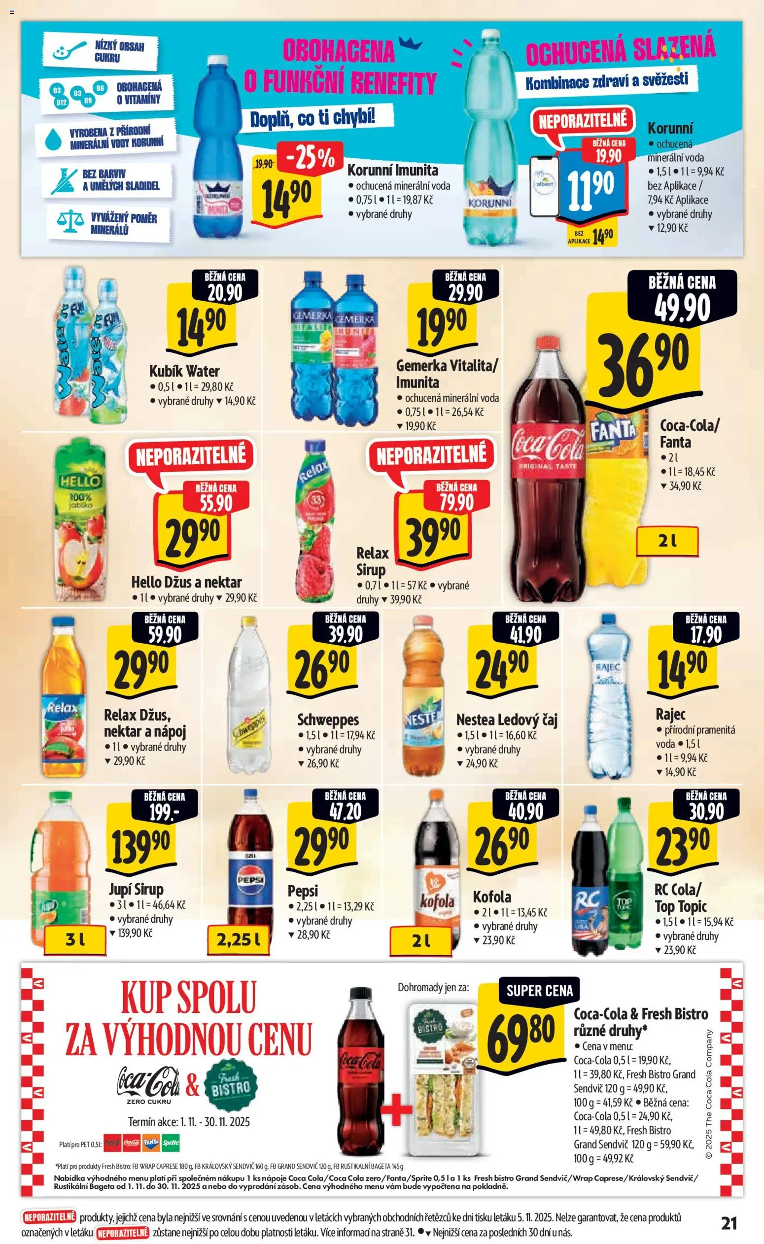 Albert Black Friday od 12.11.2025 | Strana: 30 | Produkty: Fanta, Sirup, Kofola, Cukr