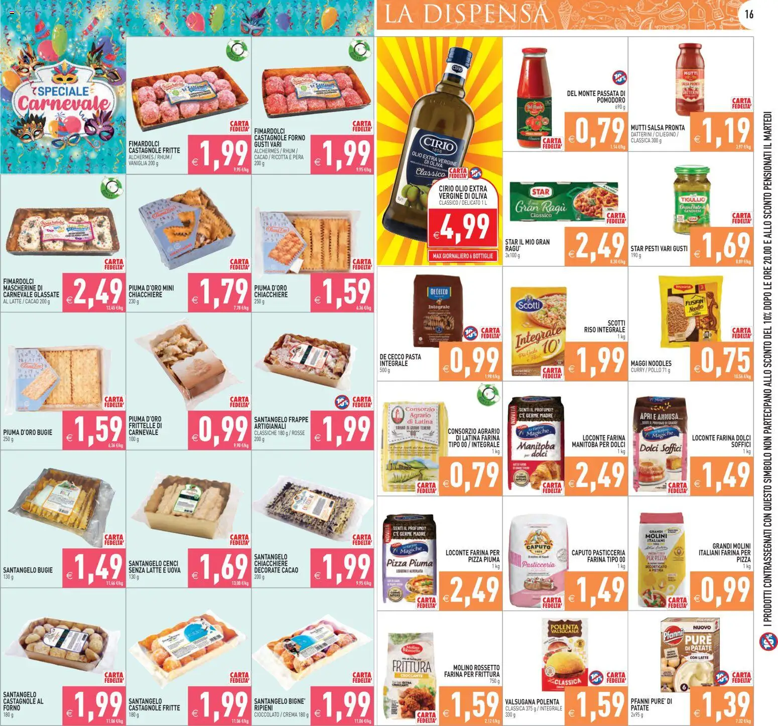 Volantino PIM Supermercati del 13.02.2026 | Pagina: 16 | Prodotti: Rossetto, Pizza, Mutti salsa, Profumo