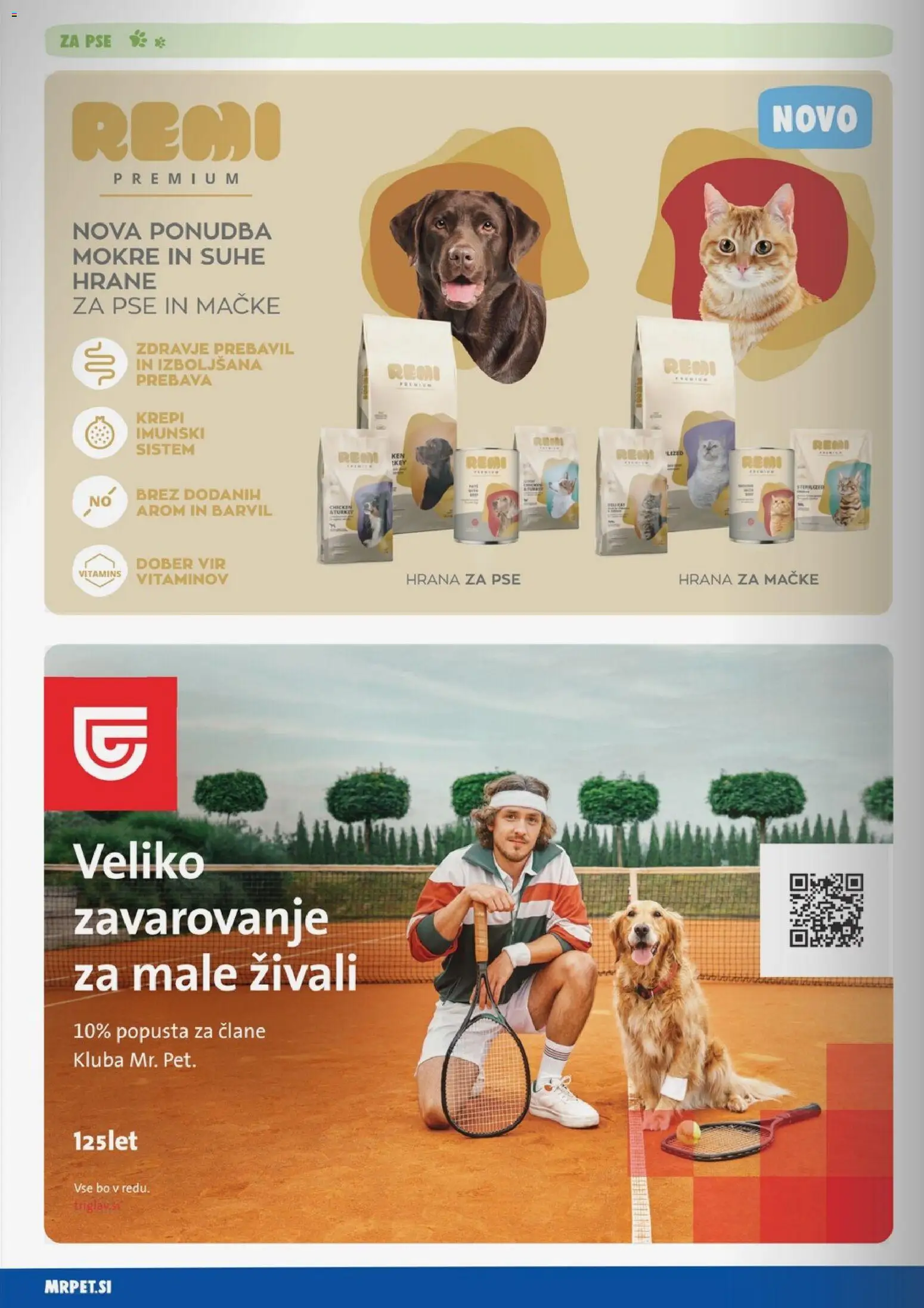 Novi Mr. Pet katalog ponudbe – veljaven od 01.11.2025 | Stran: 12 | Izdelki: Hrana za mačke, Hrana za pse
