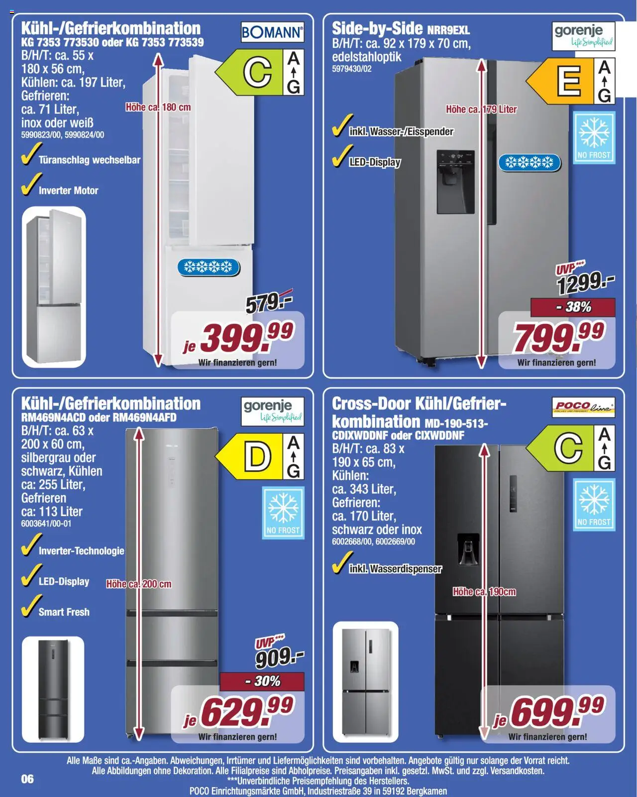 Poco Onlineprospekt - gültig ab dem 01.08.2025 | Seite: 6 | Produkte: Gorenje, Wasser