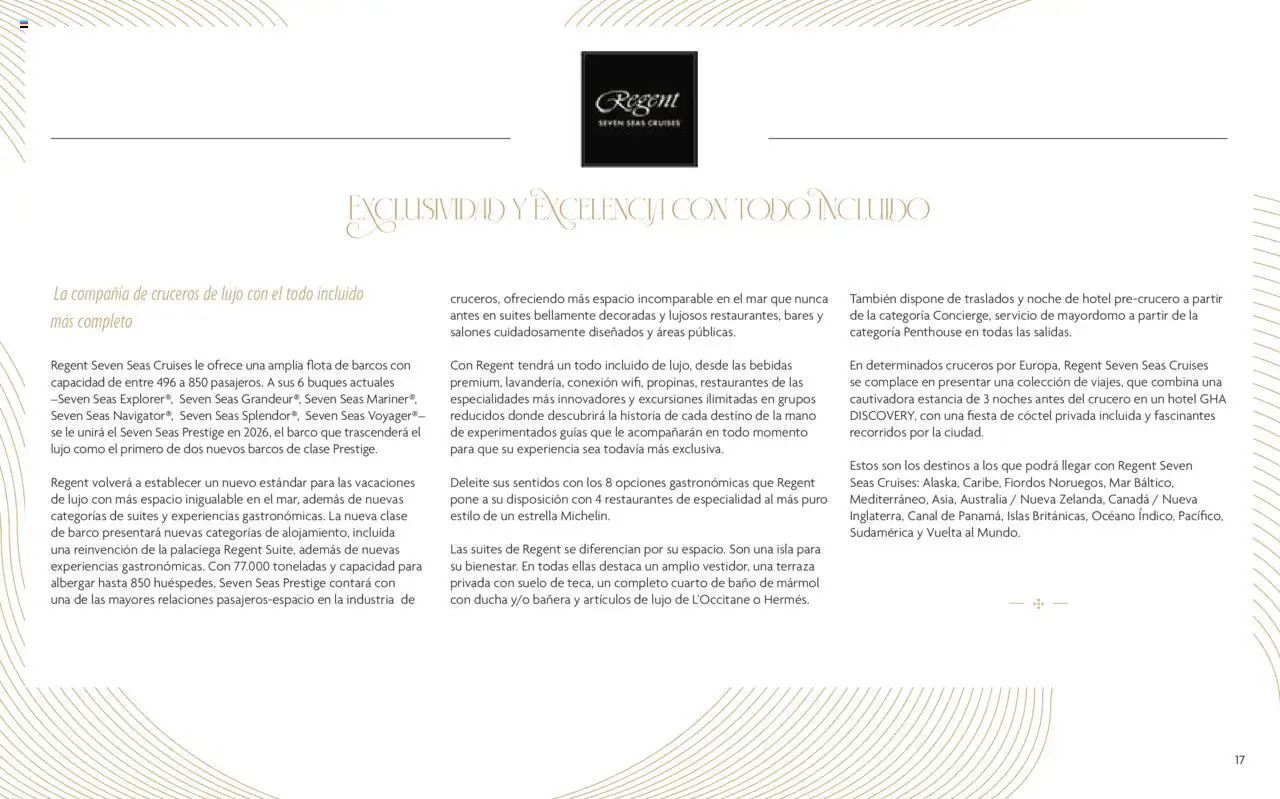 Viajes El Corte Inglés Cruceros de lujo │ válido desde el 01.01.2025 | Página: 18 | Productos: Baño, Ducha