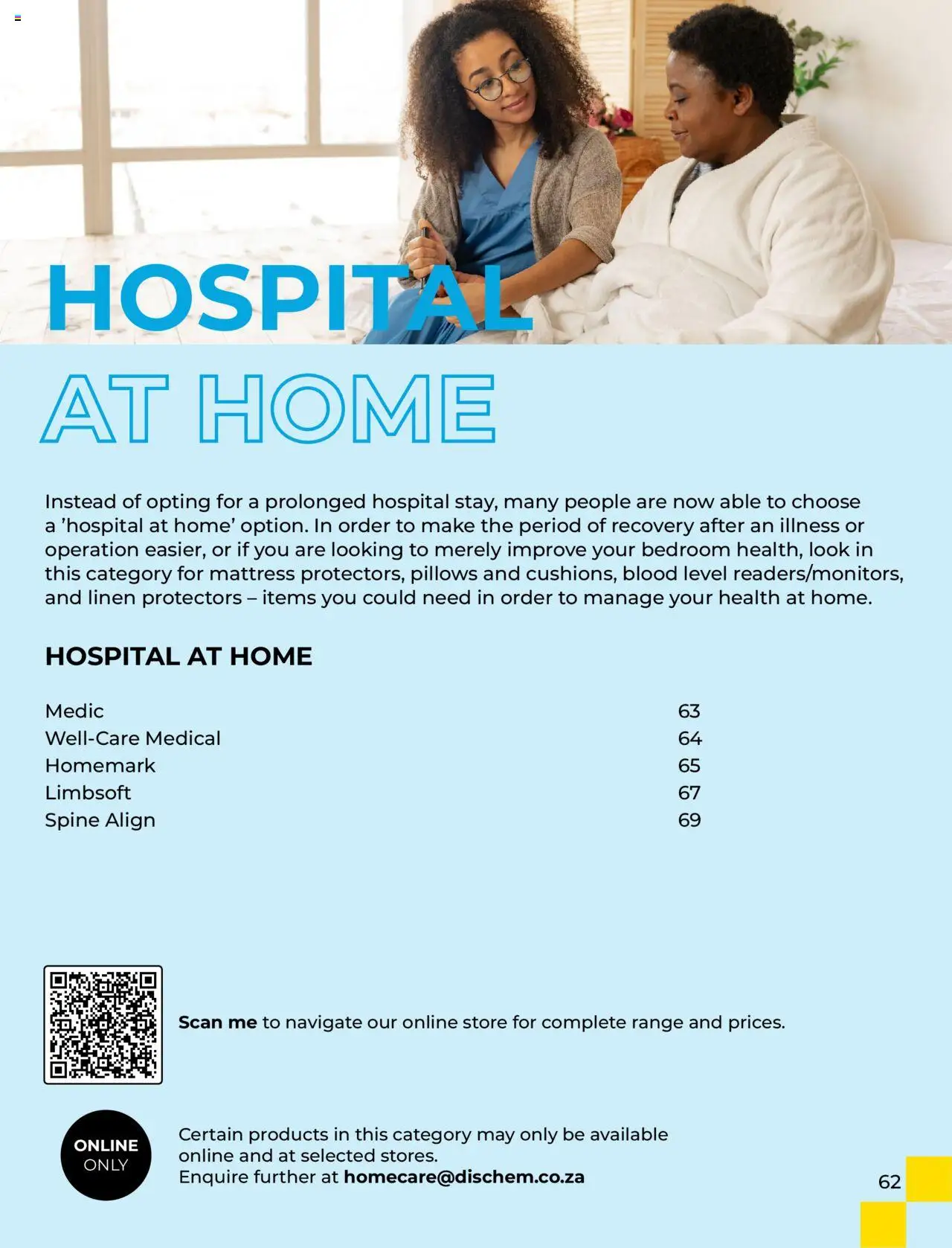 Dis-Chem - HomeCare Catalogue │ valid from 01.01.2025 | Page: 65 | Products: Mattress