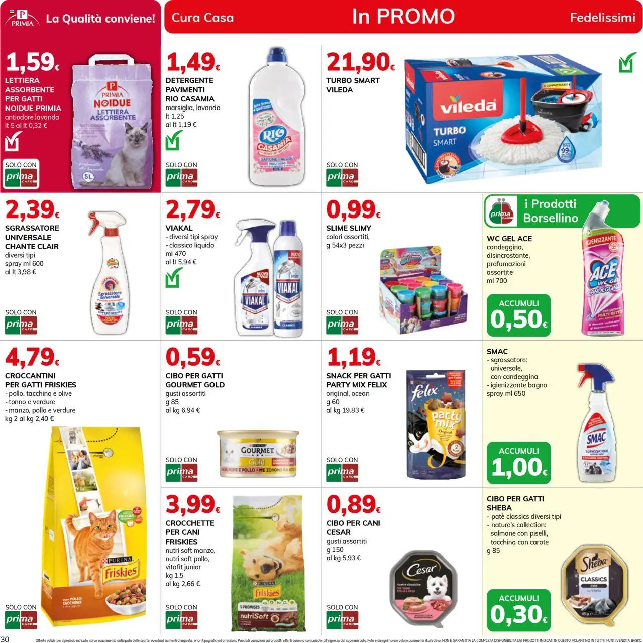 Volantino Basko del 19.08.2025 | Pagina: 30 | Prodotti: Candeggina, Sgrassatore, Carote, Vitello