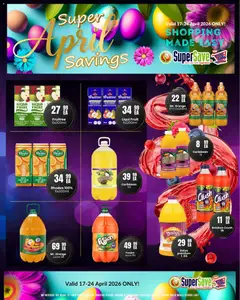 Super Save specials catalogue – valid from 17.04.2026 | Page: 34 | Products: Cooler, Pineapple, Fruit, Peach