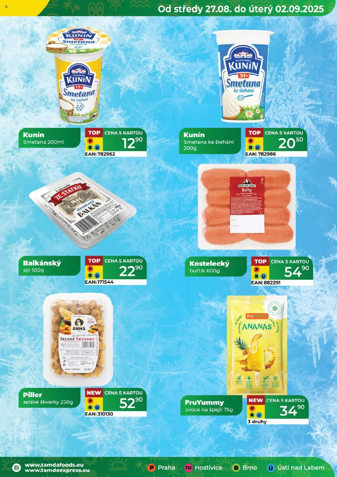 Tamda Foods leták od 27.08.2025 | Strana: 51 | Produkty: Sýr, Smetana, Škvarky, Smetana ke šlehání